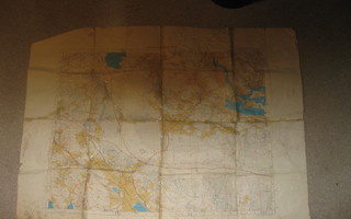 kartta Niinisalon varuskunta 1972