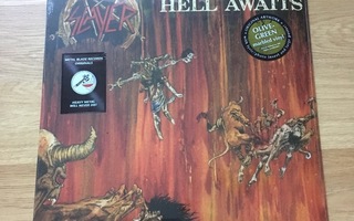 Slayer – Hell Awaits LP (Metal Blade, Olive Green Marble)