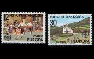 Andorra Sp 138-9 ** Europa (1981)