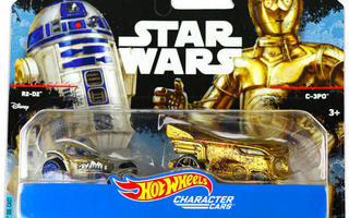 Star Wars R2-D2 & C-3PO Character Cars *UUSI*
