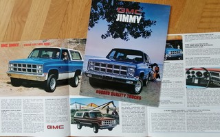 1981 GMC Jimmy esite - KUIN UUSI  - 4x4