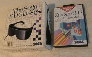 Sega 3-D Glasses + Zaxxon 3-D (uusia)