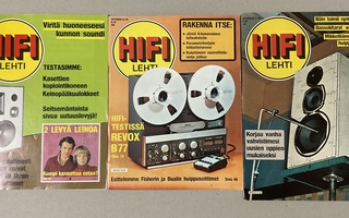 Hifi-lehti 6 kpl vuosilta 1979 & 1980 **hyväkuntoisia