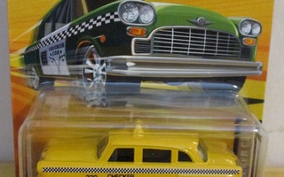 Checker Yellow Cab Taxi Saloon 4D 1971 Superfast 1:64