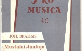 nuotit, Pro Musica 40 - Mustalaislauluja [kuoromusiikki, sek
