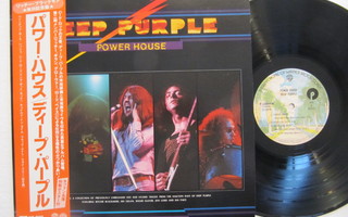 Deep Purple Powerhouse Japanilainen LP OBI JULISTE