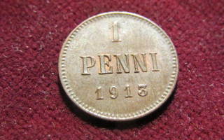 1 penni  1913