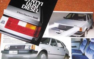 1985 Talbot Horizon GLD Diesel esite - KUIN UUSI - suom