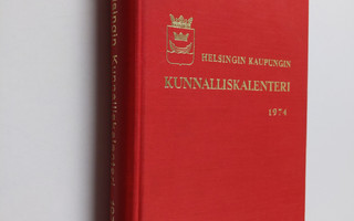 Helsingin kaupungin kunnalliskalenteri 46 : 1974