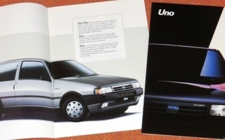 1993 Fiat Uno esite - suom - KUIN UUSI - 12 sivua