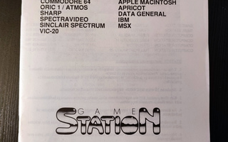 GAME STATION Software-luettelo 9/1985