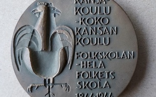 Kansakoulu mitali Kauko Räsänen 1966 Kultateollisuus