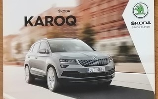 2019 Skoda Karoq esite - KUIN UUSI - 104 sivua !!! - suom