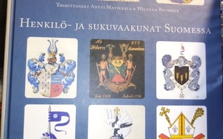 Matikkala : Henkilö-  ja sukuvaakunat Suomessa ( SIS POSTIK)