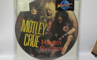 MOTLEY CRUE - HELTER SKELTER M-/M- PIC VINYL + ISO POSTERI!!