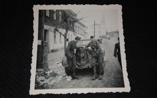 Natsi Saksa Sotilaat Auto PK150/4