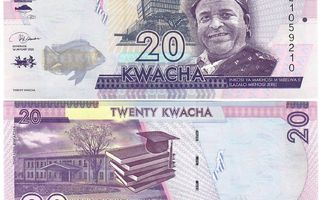 Malawi 20 Kwacha v.2020 UNC P-63
