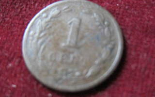 1 cent 1884 Alankomaat-Netherlands