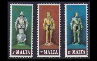 Malta 542-4 ** Haarniskoja (1977)