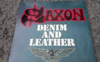 Saxon : Denim And Leather  LP