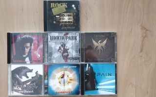 CD´s: DARZAMAT,LINKIN PARK,PAIN,MOONSPELL,GOREFEST,NICK CAVE