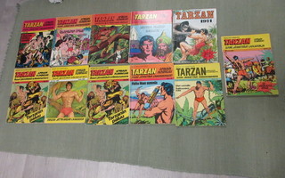 Tarzan erikoisnumerot 11 kappaletta.