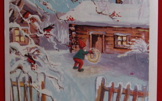 MIRJA VÄNNI  joulukortti 1981