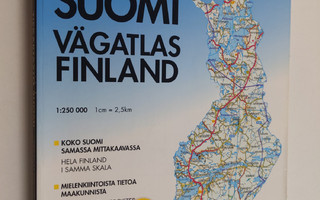 Tiekartasto Suomi 1:250 000 = Vägatlas Finland