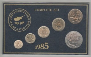 Kypros 1985  metallirahat  vuosisarja