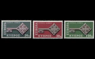 Kypros 307-9 ** Europa (1968)