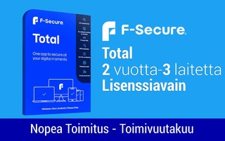 F-Secure Total (2 Vuotta)-(3 Laitetta) Lisenssiavain