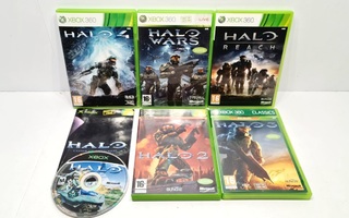 Xbox 360 - Halo 1-4 + Halo Reach + Halo Wars