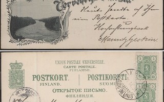 Oulu 1898 sommitelmakortti Saksaan
