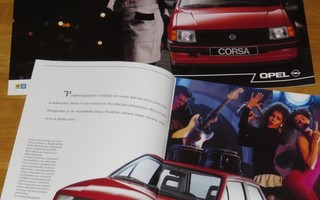 1989 Opel Corsa esite - suom - KUIN UUSI - 30 sivua