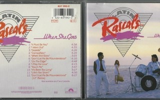 THE LATIN RASCALS - When she goes CD 1989 Synth pop