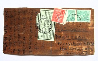 1962 Pahkajärvi lunastuskortti