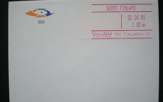 FDC - ATM PostiTele 1,80 mk 02.06.1988