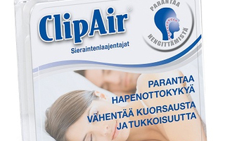 clip air sleep sieraintenlaajennin
