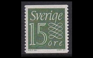 Ruotsi 497 ** Käyttösarja 15 öre (1962)