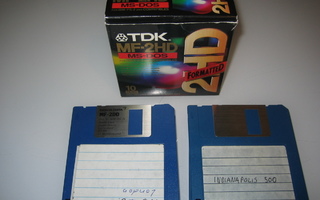 Micro Floppy Disc 3,5" (10kpl)