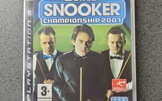 World snooker championships 2007 PS3