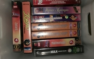 VHS videot Nakke Nakuttaja, Putte Possu ym