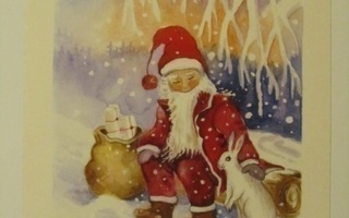 Maija-Liisa Parkkila • Joulupukin Lepohetki postikortti