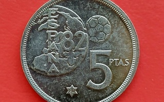 Espanja 5 pesetas 1980 (80) *juhlaraha*