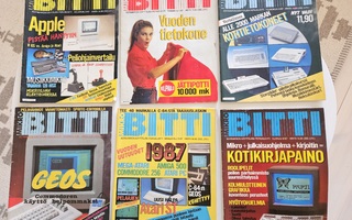 Mikrobitti lehtiä 80-luvulta