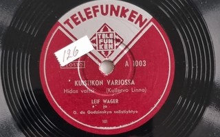 Savikiekko 1950 - Leif Wager - Telefunken A 1003