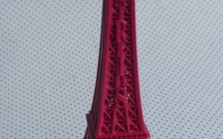 Pariisi  Eiffeltorni matkamuisto pinkki-väri kork. 14cm