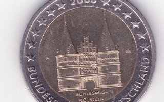 Saksa 2€ 2006 A Holstentor - Schleswig-Holstein