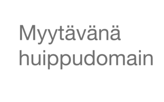 Myytävänä huippudomain