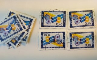 Ruotsin suomalaisraivaajat postimerkki 0,40 mk